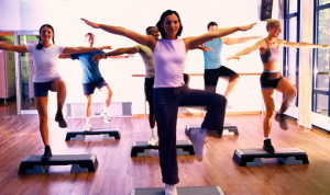 People in Aerobics Class --- Image by © Creasource/Corbis